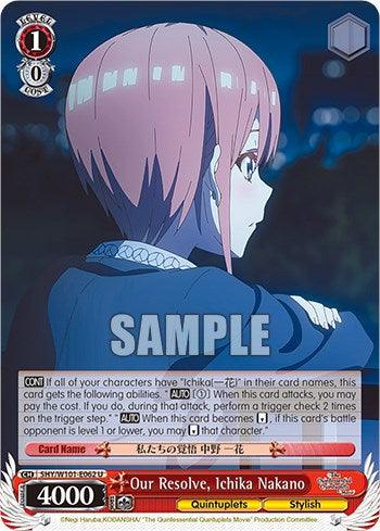 Our Resolve, Ichika Nakano (5HY/W101-E062 U) [The Quintessential Quintuplets Movie] - POKÉ JEUX