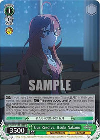 Our Resolve, Itsuki Nakano (5HY/W101-E031 U) [The Quintessential Quintuplets Movie] - POKÉ JEUX