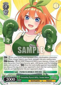 Outstanding Physical Ability, Yotsuba Nakano (5HY/W101-E030S SR) [The Quintessential Quintuplets Movie] - POKÉ JEUX