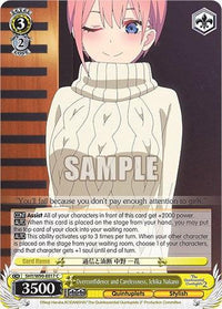 Overconfidence and Carelessness, Ichika Nakano (5HY/W90-E017 C) [The Quintessential Quintuplets 2] - POKÉ JEUX