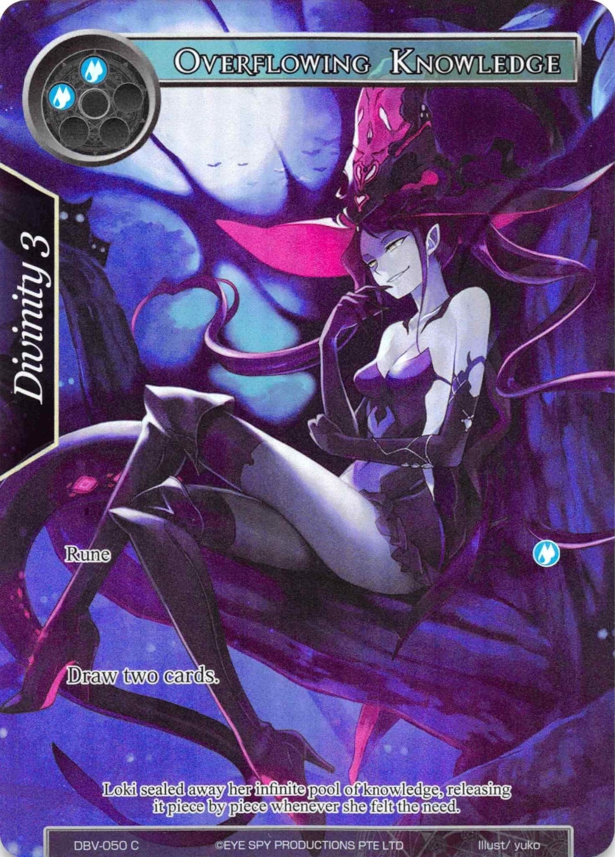 Overflowing Knowledge (Full Art) (DBV-050) [The Decisive Battle of Valhalla] - POKÉ JEUX