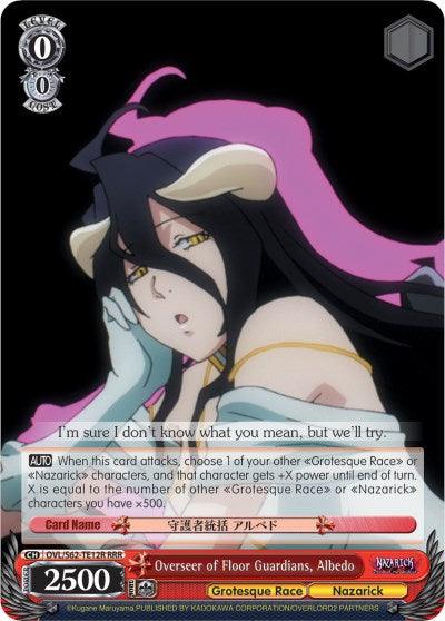 Overseer of Floor Guardians, Albedo (OVL/S62-TE12R RRR) [Nazarick: Tomb of the Undead] - POKÉ JEUX