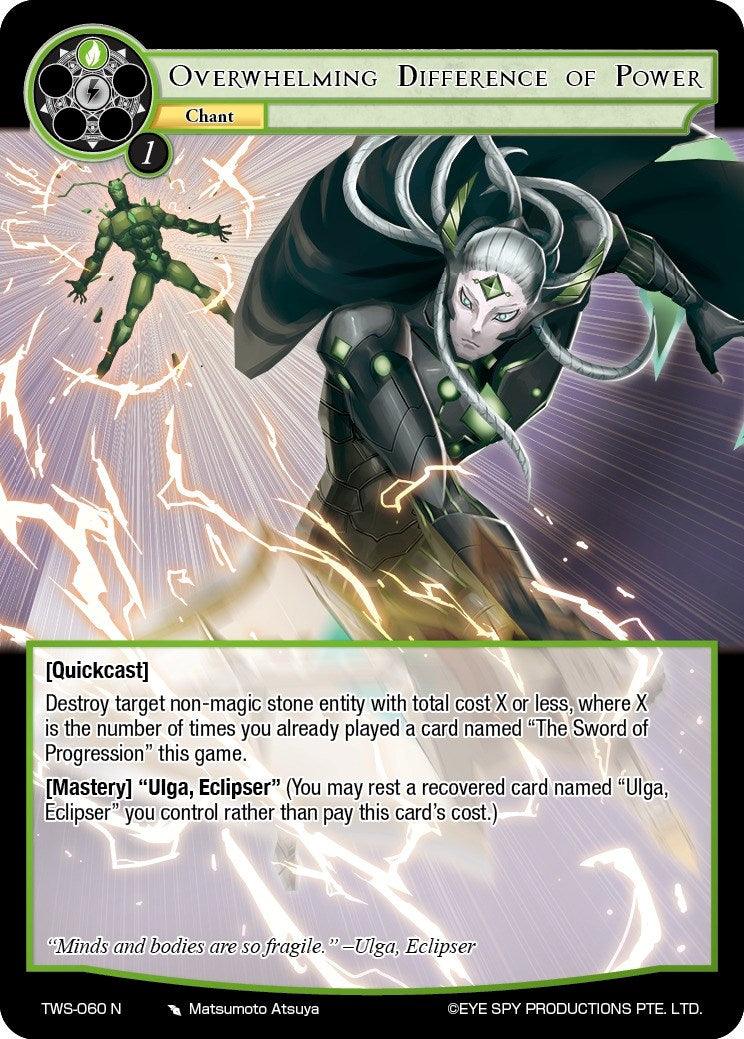 Overwhelming Difference of Power (TWS-060 N) [The War of the Suns] - POKÉ JEUX