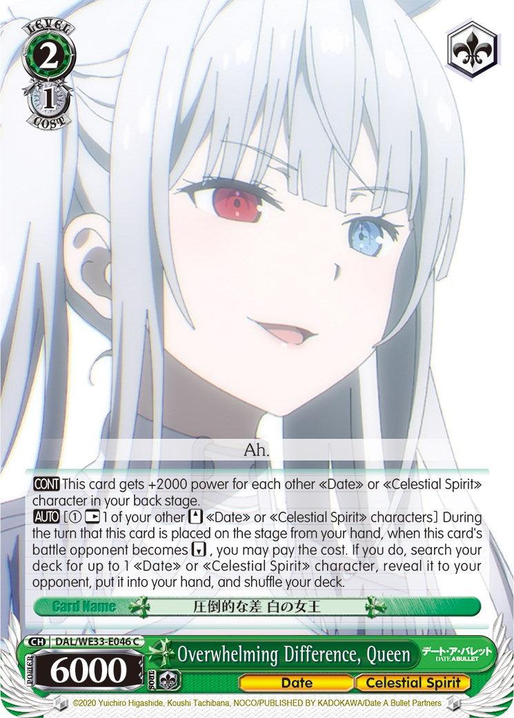 Overwhelming Difference, Queen (DAL/WE33-E046 C) [Date A Bullet] - POKÉ JEUX