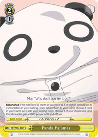 Panda Pajamas (SBY/W64-E021 U) [Rascal Does Not Dream of Bunny Girl Senpai] - POKÉ JEUX