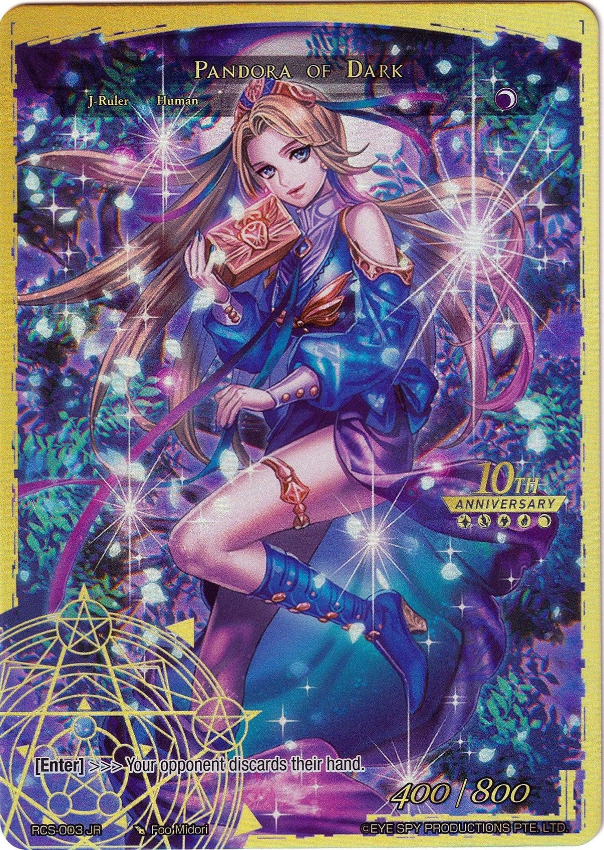 Pandora, Girl of the Box // Pandora of Dark (RCS-003 JR) [10th Anniversary: Ruler Collection Set] - POKÉ JEUX