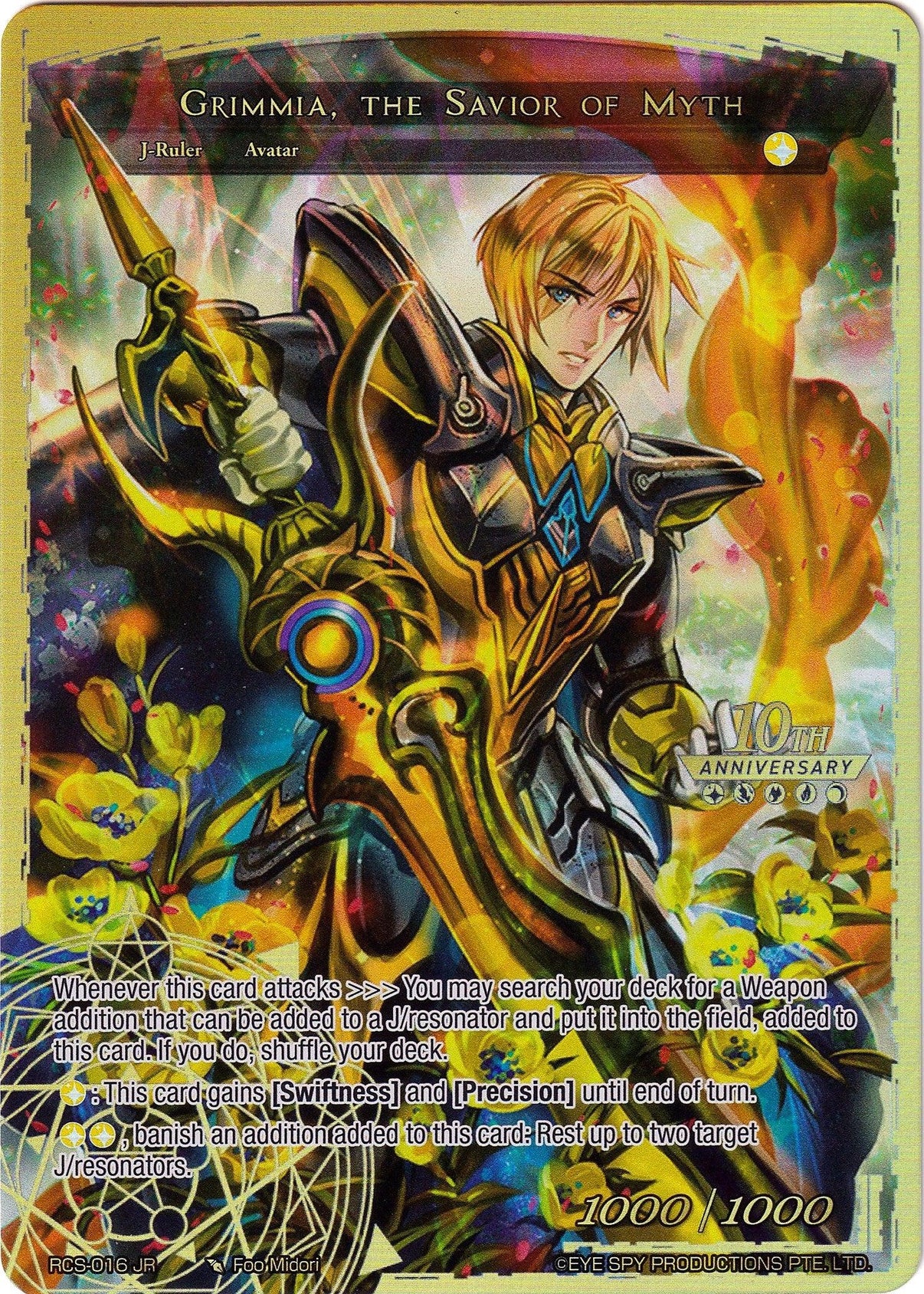 Pandora, the Weaver of Myth // Grimmia, the Savior of Myth (RCS-016 JR) [10th Anniversary: Ruler Collection Set] - POKÉ JEUX