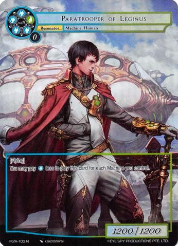 Paratrooper of Leginus (Full Art) (PofA-103) [Alice Origin IV: Prologue of Attoractia] - POKÉ JEUX