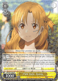 Park Date, Asuna (SAO/S51-E004 R) [Sword Art Online The Movie: -Ordinal Scale-] - POKÉ JEUX