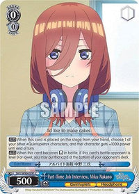 Part-Time Job Interview, Miku Nakano (5HY/W90-E091 C) [The Quintessential Quintuplets 2] - POKÉ JEUX