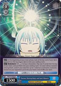 Partner Sharing Body and Soul, Rimuru (TSK/S70-E068 R) [That Time I Got Reincarnated as a Slime] - POKÉ JEUX