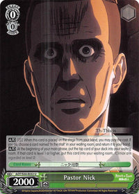 Pastor Nick (AOT/S50-E032 U) [Attack on Titan Vol. 2] - POKÉ JEUX
