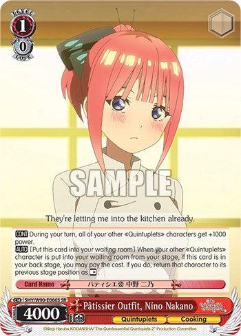 Patissier Outfit, Nino Nakano (5HY/W90-E066S SR) [The Quintessential Quintuplets 2] - POKÉ JEUX