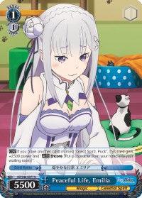 Peaceful Life, Emilia (RZ/S46-E077 U) [Re:ZERO] - POKÉ JEUX
