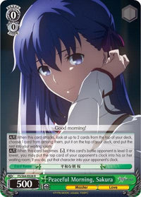Peaceful Morning, Sakura (FS/S64-E028 R) [Fate/Stay Night [Heaven's Feel]] - POKÉ JEUX