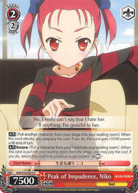 Peak of Impudence, Niko (AW/S18-E075 C) [Accel World] - POKÉ JEUX