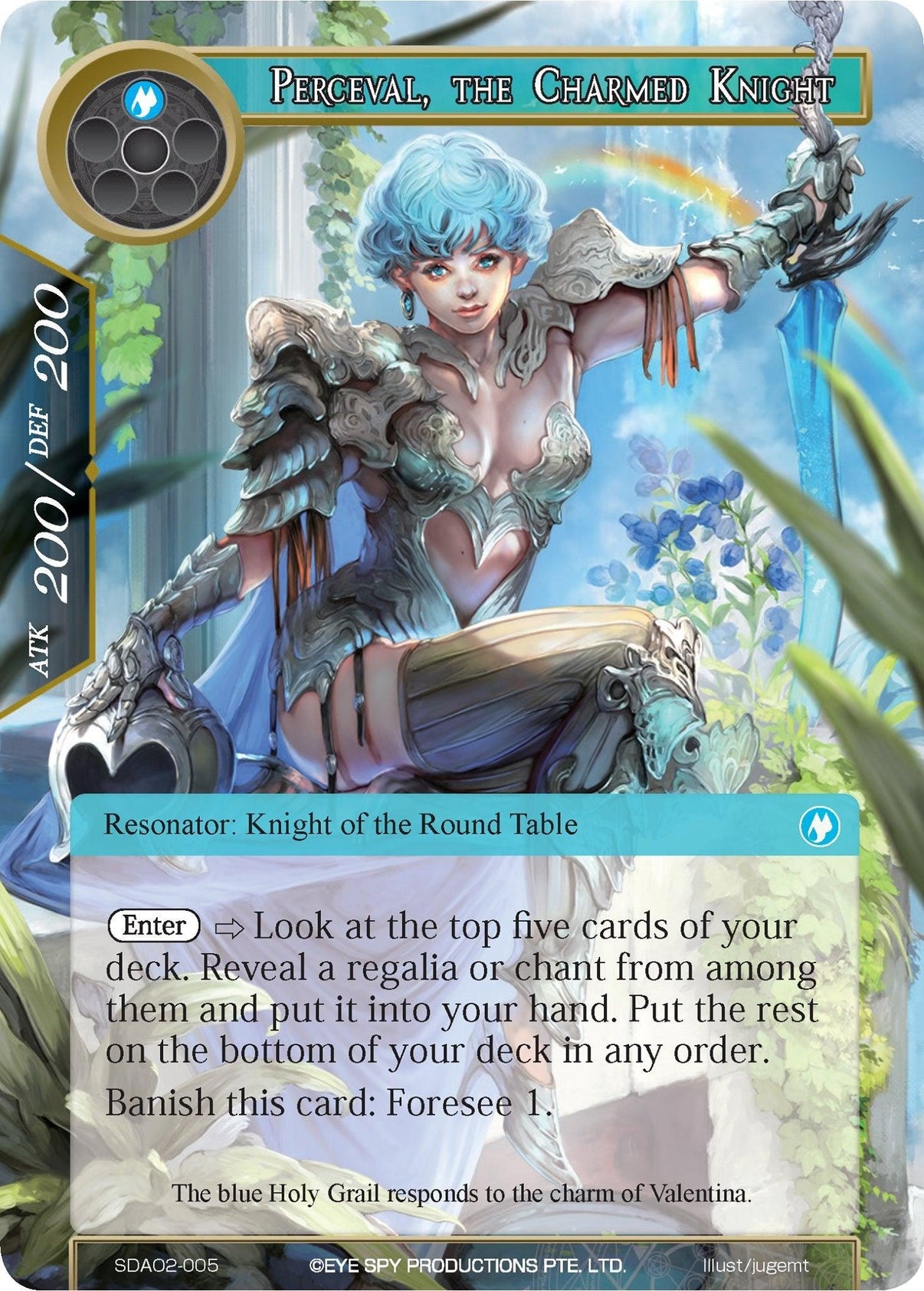 Perceval, the Charmed Knight (SDAO2-005) [Alice Origin II Starter Deck] - POKÉ JEUX