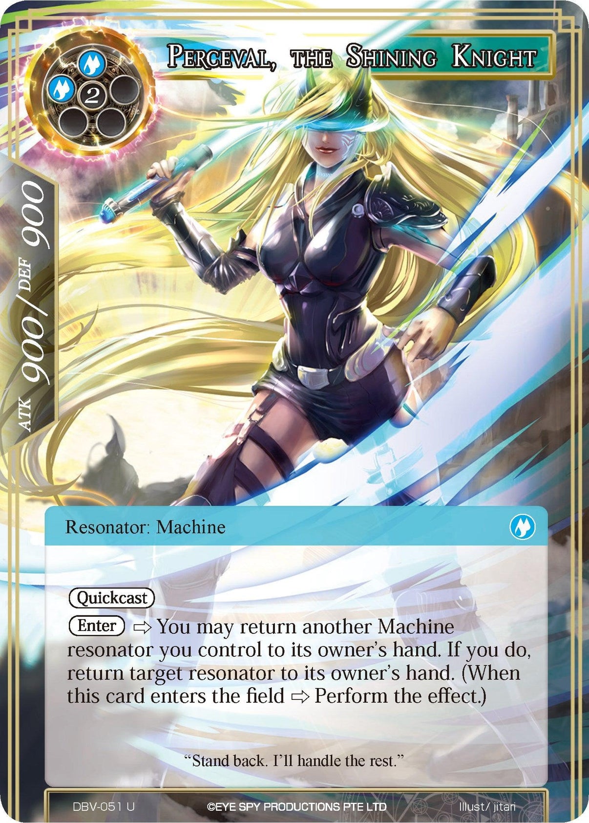 Perceval, the Shining Knight (DBV-051) [The Decisive Battle of Valhalla] - POKÉ JEUX