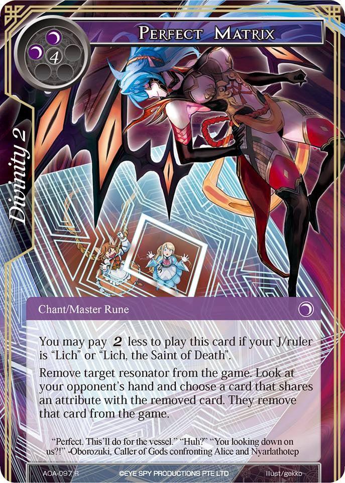 Perfect Matrix (AOA-097) [Awakening of the Ancients] - POKÉ JEUX