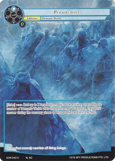 Permafrost (Full Art) (ADW-040) [Assault into the Demonic World] - POKÉ JEUX