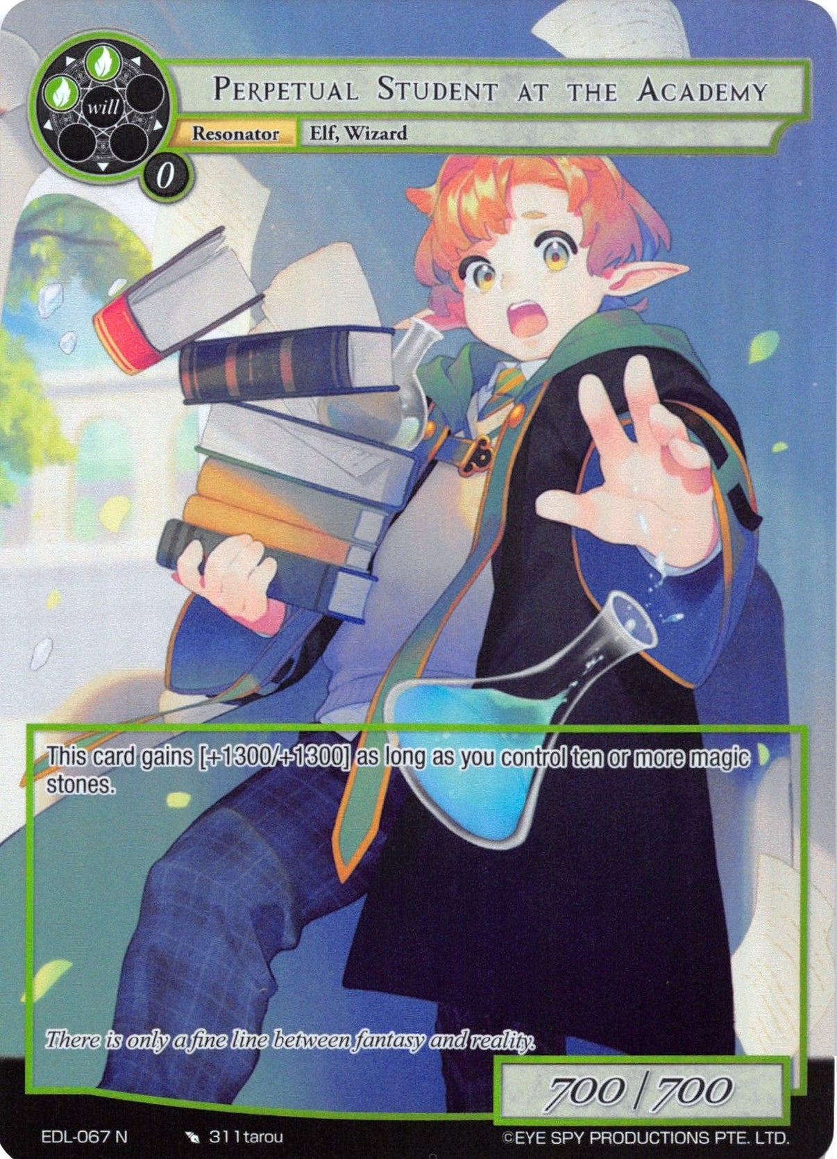 Perpetual Student at the Academy (Full Art) (EDL-067) [The Epic of the Dragon Lord] - POKÉ JEUX
