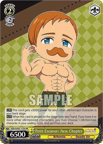 Petit Escanor: New Chapter (Foil) [The Seven Deadly Sins: Revival of The Commandments] - POKÉ JEUX