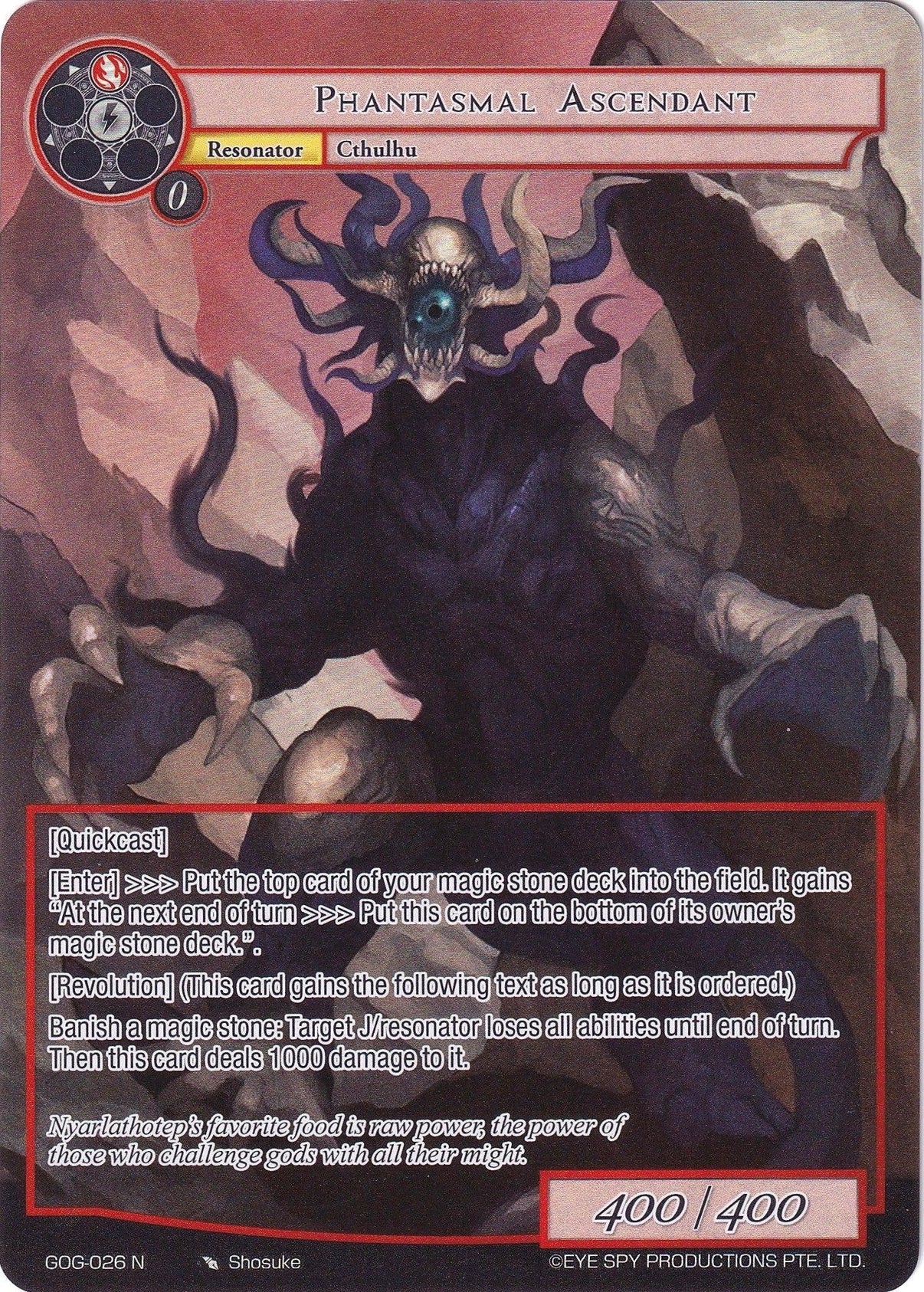 Phantasmal Ascendant (Full Art) (GOG-026) [Game of Gods] - POKÉ JEUX