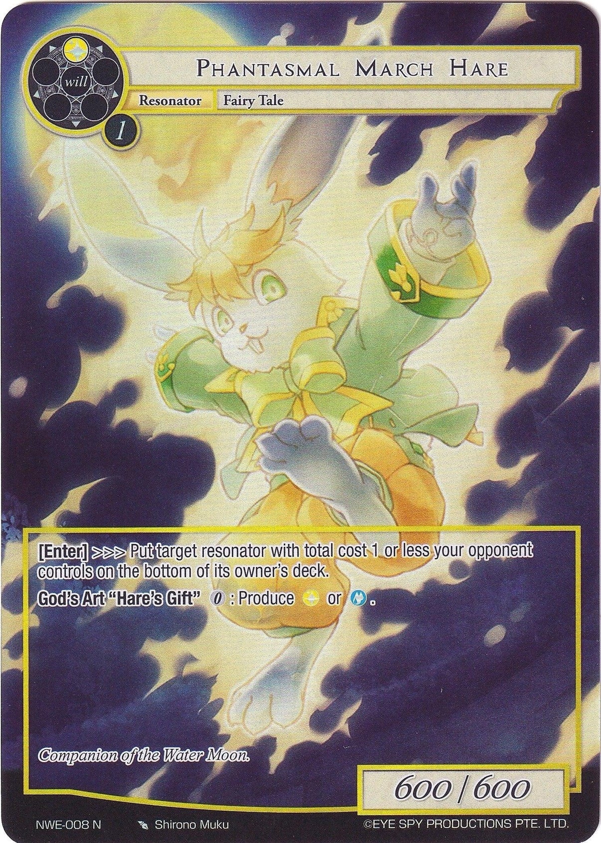 Phantasmal March Hare (Full Art) (NWE-008 N) [A New World Emerges] - POKÉ JEUX
