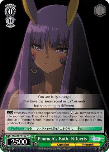 Pharaoh's Bath, Nitocris (FGO/S87-E102 PR) [Fate/Grand Order THE MOVIE Divine Realm of the Round Table: Camelot] - POKÉ JEUX