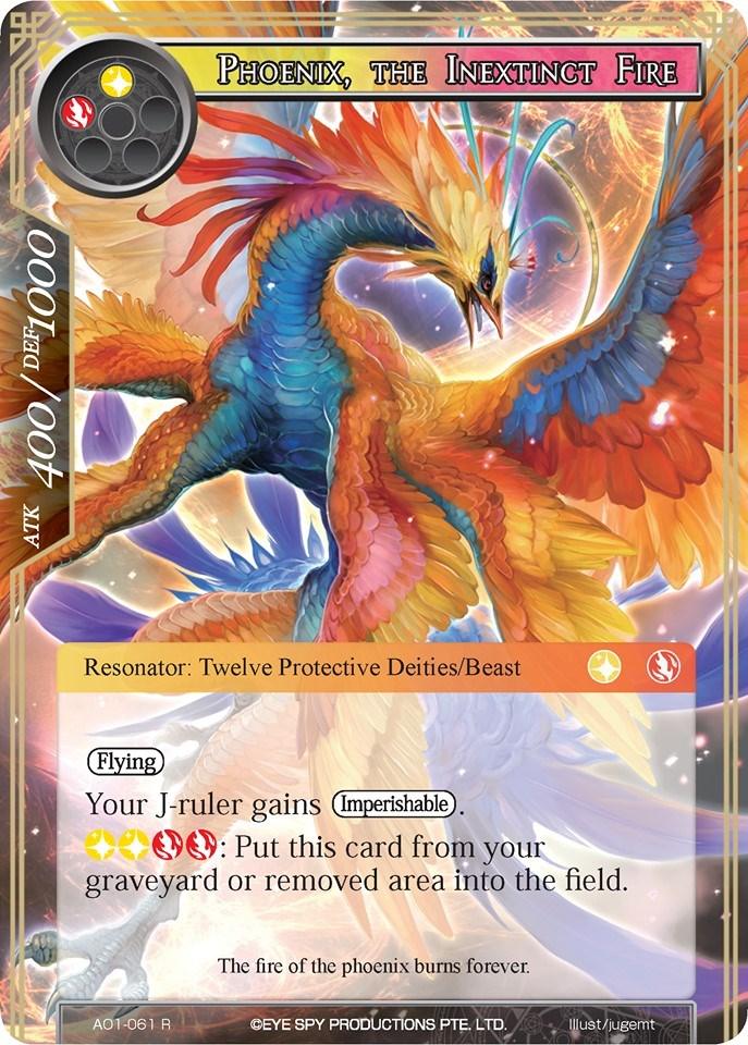 Phoenix, the Inextinct Fire (AO1-061) [Alice Origin] - POKÉ JEUX