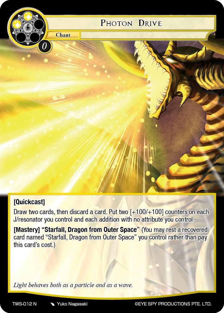 Photon Drive (TWS-012 N) [The War of the Suns] - POKÉ JEUX