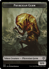 Phyrexian Germ Token [Phyrexia: All Will Be One Commander Tokens] - POKÉ JEUX