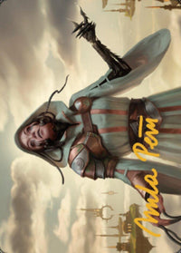 Phyrexian Missionary Art Card (Gold-Stamped Signature) [Dominaria United Art Series] - POKÉ JEUX