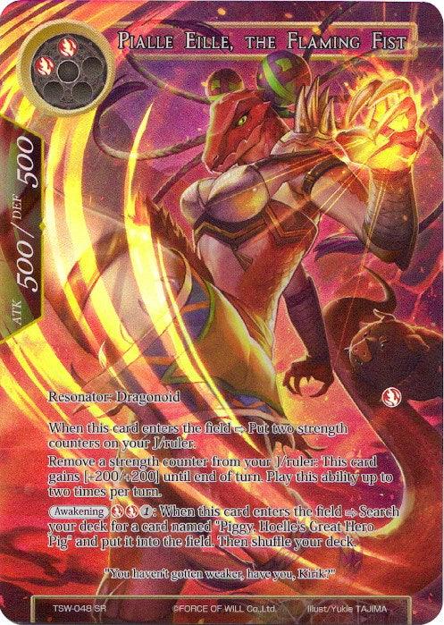 Pialle Eille, the Flaming Fist (Full Art) (TSW-048) [The Time Spinning Witch] - POKÉ JEUX