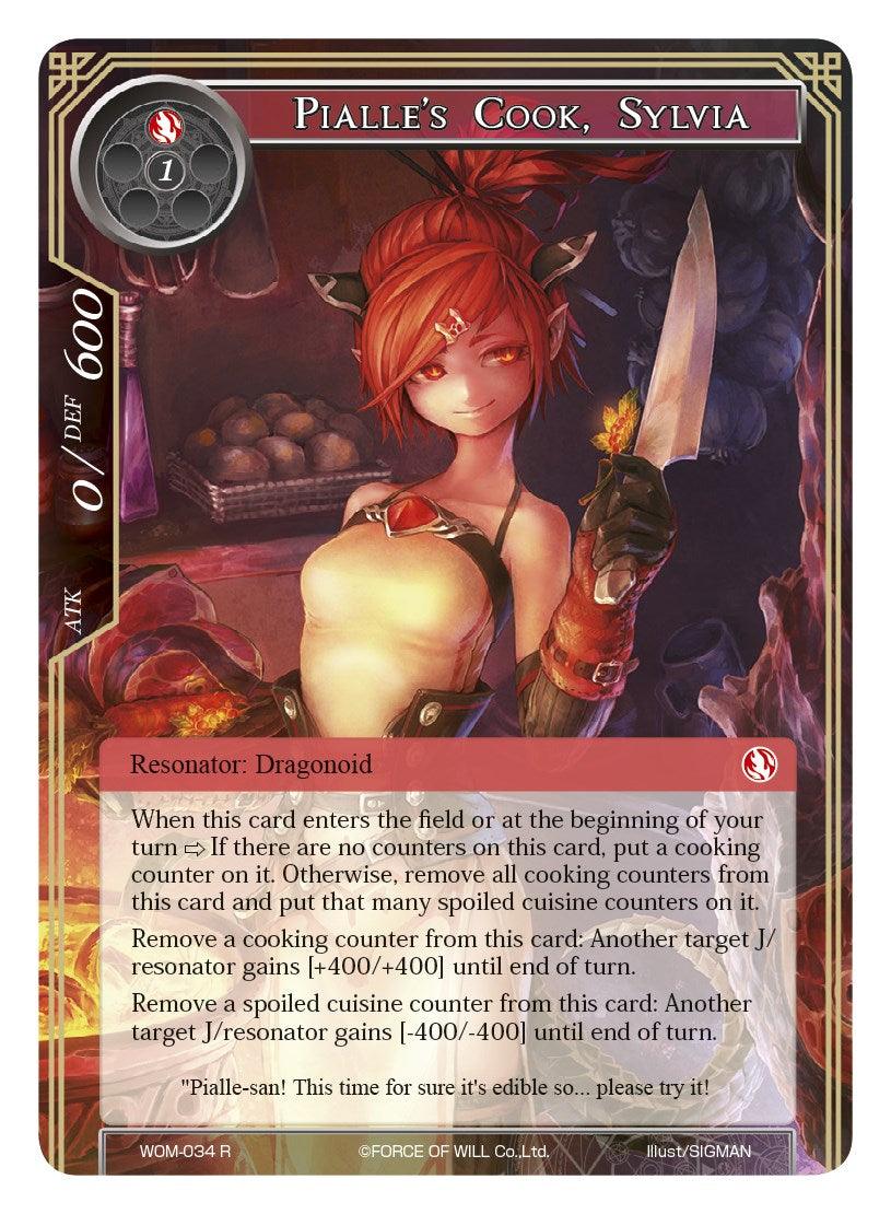 Pialle's Cook, Sylvia (WOM-034) [Winds of the Ominous Moon] - POKÉ JEUX