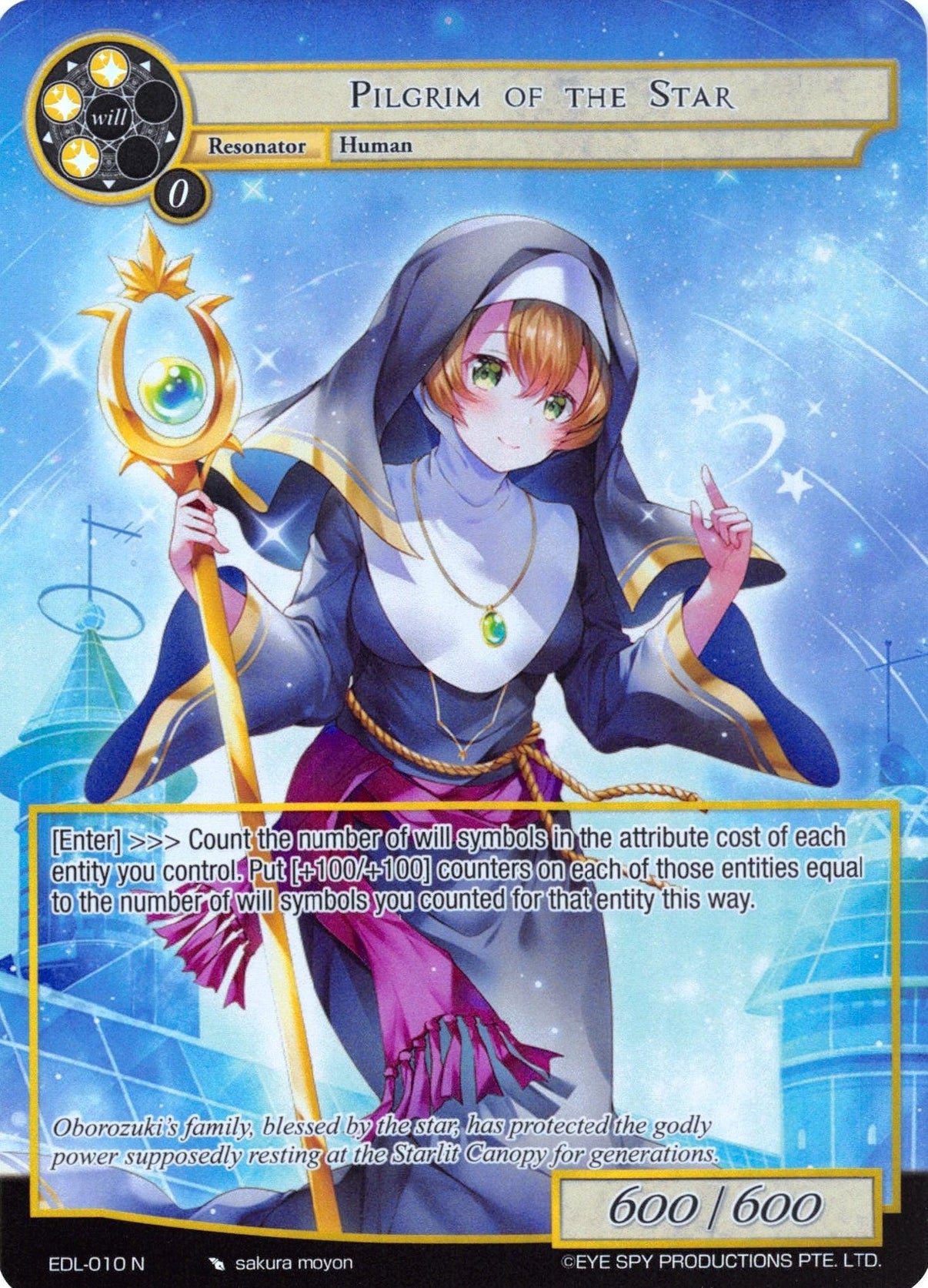 Pilgrim of the Star (Full Art) (EDL-010) [The Epic of the Dragon Lord] - POKÉ JEUX