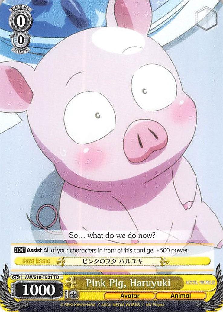 Pink Pig, Haruyuki (AW/S18-TE01 TD) [Accel World] - POKÉ JEUX