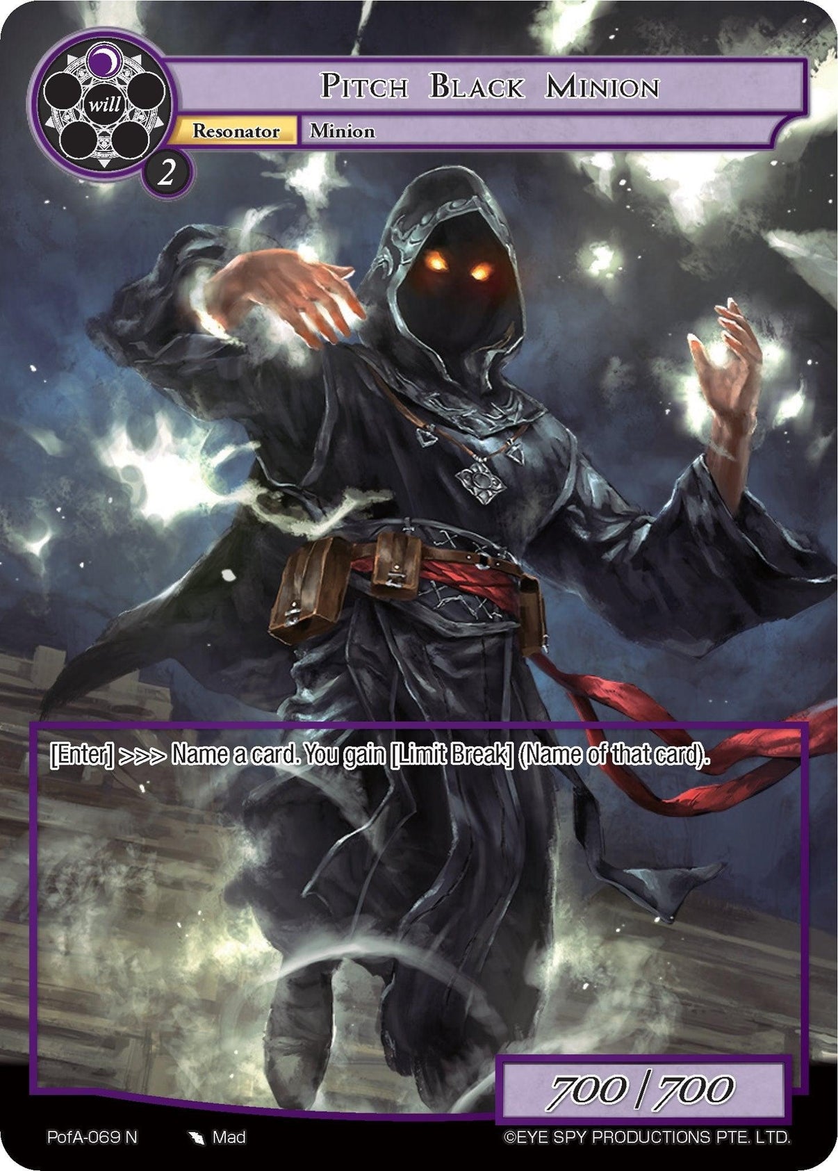 Pitch Black Minion (Full Art) (PofA-069) [Alice Origin IV: Prologue of Attoractia] - POKÉ JEUX