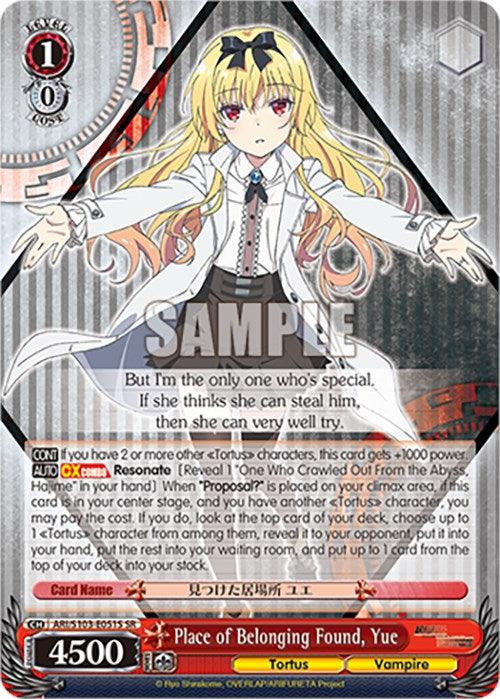 Place of Belonging Found, Yue (ARI/S103-E051S SR) [Arifureta: From Commonplace to World's Strongest] - POKÉ JEUX