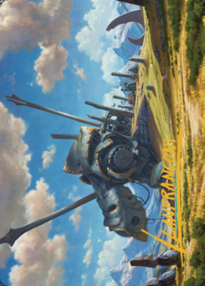 Plains Art Card 1 (Gold-Stamped Signature) [Dominaria United Art Series] - POKÉ JEUX