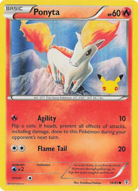 Ponyta (14/83) (20th Anniversary Stamp) [XY: Generations] - POKÉ JEUX