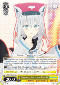 Postman, Shirakami Fubuki (HOL/W91-TE058R RRR) [hololive production] - POKÉ JEUX