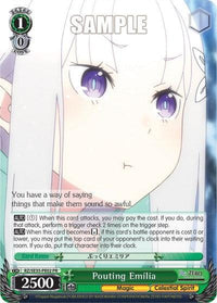 Pouting Emilia (RZ/SE35-PE02 PR) (Promo) [Re:ZERO: The Frozen Bond] - POKÉ JEUX