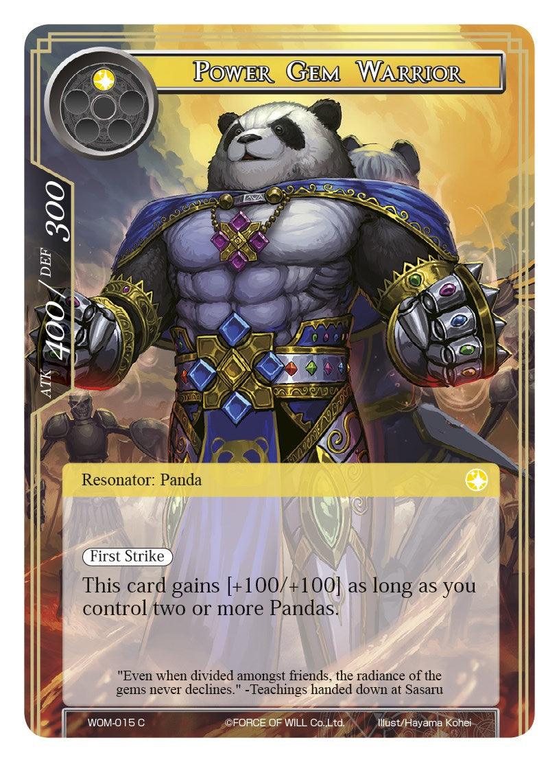 Power Gem Warrior (WOM-015) [Winds of the Ominous Moon] - POKÉ JEUX