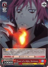 Power of a Kijin, Benimaru (TSK/S70-E034S SR) [That Time I Got Reincarnated as a Slime] - POKÉ JEUX