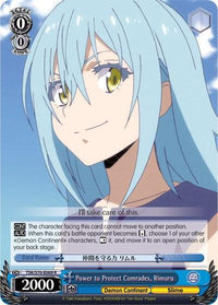 Power to Protect Comrades, Rimuru (TSK/S70-E069 R) [That Time I Got Reincarnated as a Slime] - POKÉ JEUX