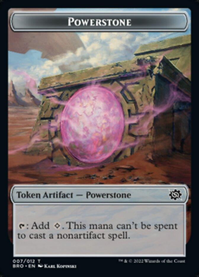 Powerstone // Laserbeak Double-Sided Token [The Brothers' War Tokens] - POKÉ JEUX