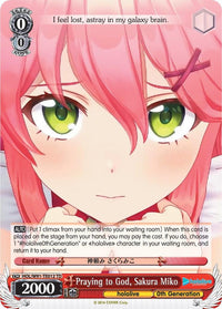 Praying to God, Sakura Miko (HOL/W91-TE012 TD) [hololive production] - POKÉ JEUX