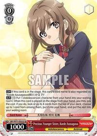 Precious Younger Sister, Kaede Azusagawa (Foil) [Rascal Does Not Dream of a Dreaming Girl] - POKÉ JEUX