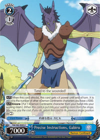 Precise Instructions, Gabiru (TSK/S82-E093 C) [That Time I Got Reincarnated as a Slime Vol.2] - POKÉ JEUX